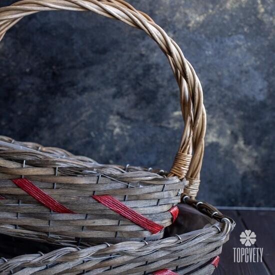 Плетеная корзина №7