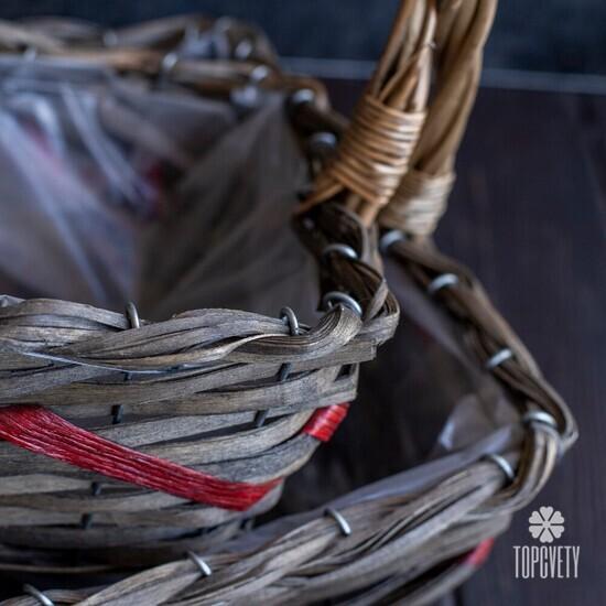 Плетеная корзина №7