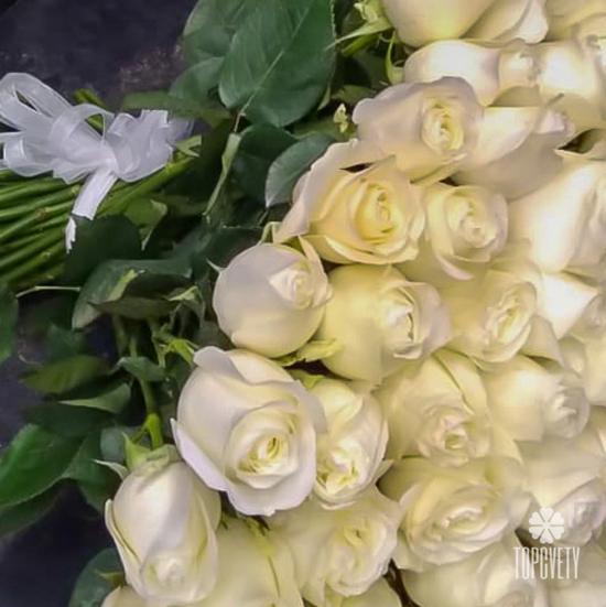 Букет из 51 белой розы