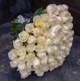 Букет из 51 белой розы