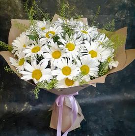 Букет из 25 ромашек