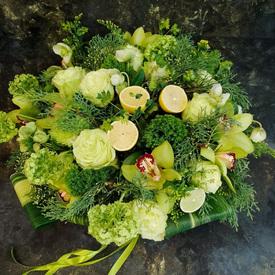 Букет из роз и орхидей 