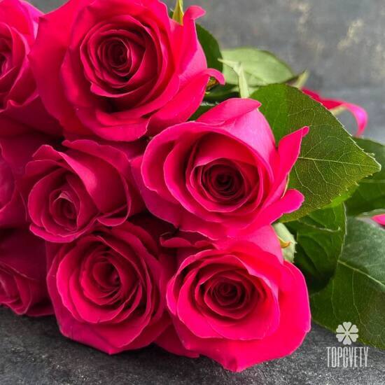 Букет из 15 розовых роз Пинк Флойд