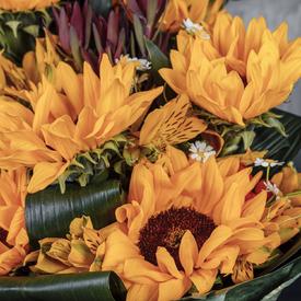 Букет из подсолнухов 