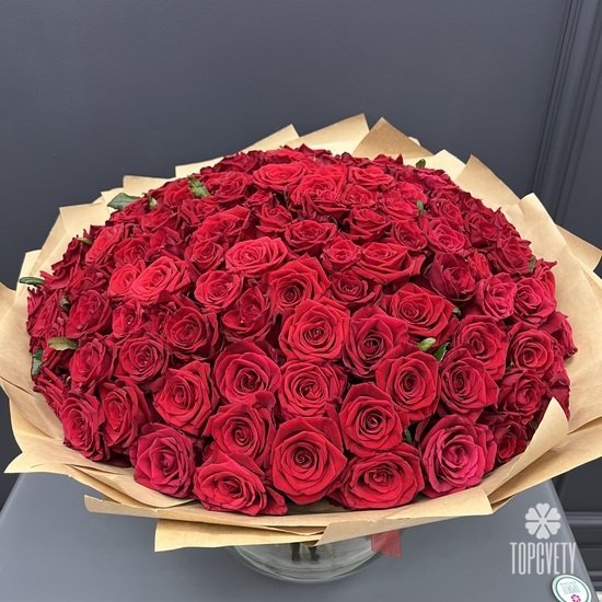 Букет из 151 красной розы 