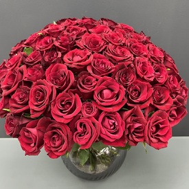 Букет из 51 красной розы 40см