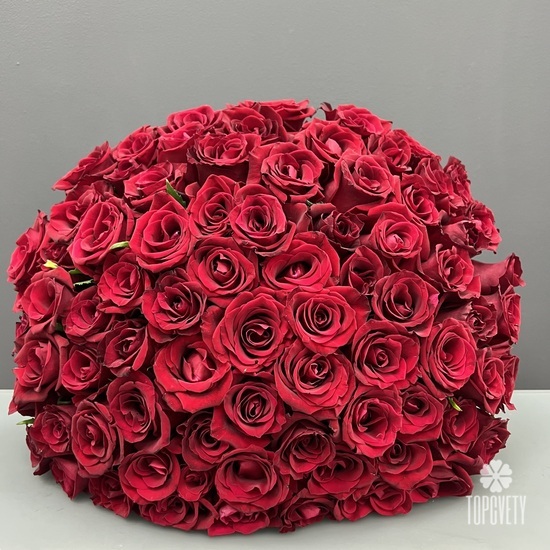 Букет из 51 красной розы 40см