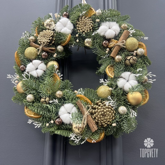 Новогодний венок №628