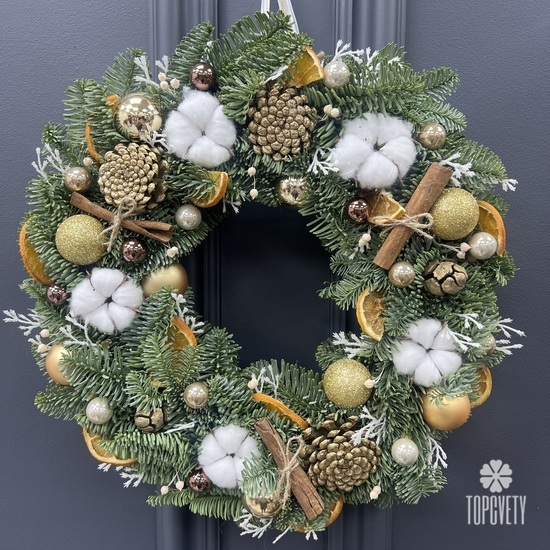 Новогодний венок №628